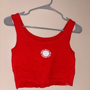 Billabong Bright Red Graphic Tank
